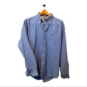 Tommy Hilfiger Men’s Chambray button up. XXL.